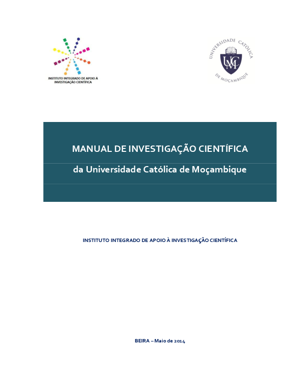 First page of “MANUAL DE INVESTIGAÇÃO CIENTÍFICA”