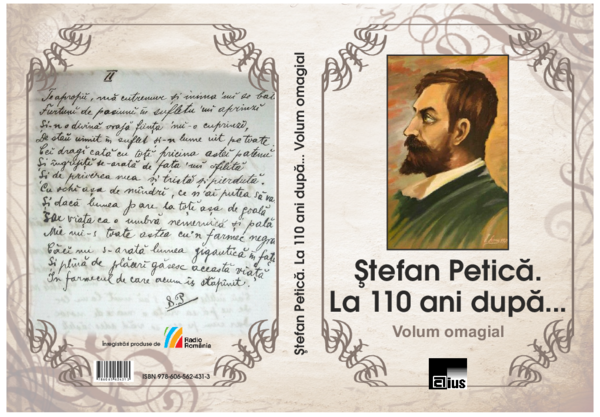 First page of “Ștefan Petică. La 110 ani după. Volum omagial”