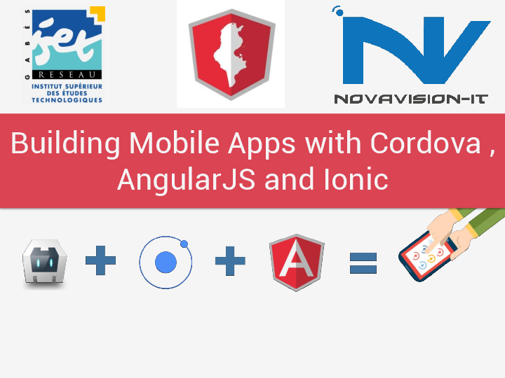 First page of “Building Mobile Apps with Cordova , AngularJS and Ionic”