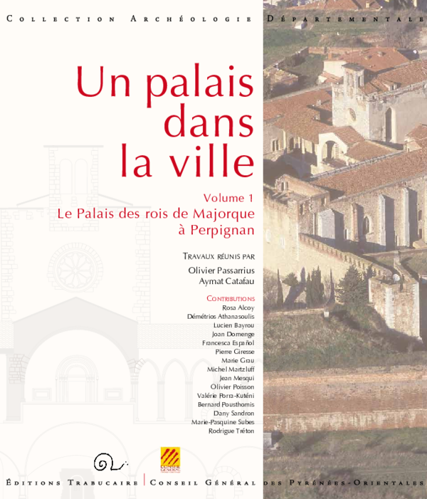 First page of “Les pierres et les matériaux de construction du Palais des rois de Majorque. Les sources géologiques et leur choix, Pierre Giresse, Michel Martzluff, Aymat Catafau, dans Un palais dans la ville Volume 1 Le Palais des rois de Majorque à Perpignan, p. 211-248”