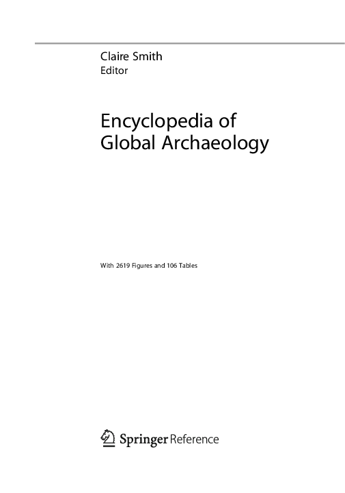 First page of “Archaeology and Politics”