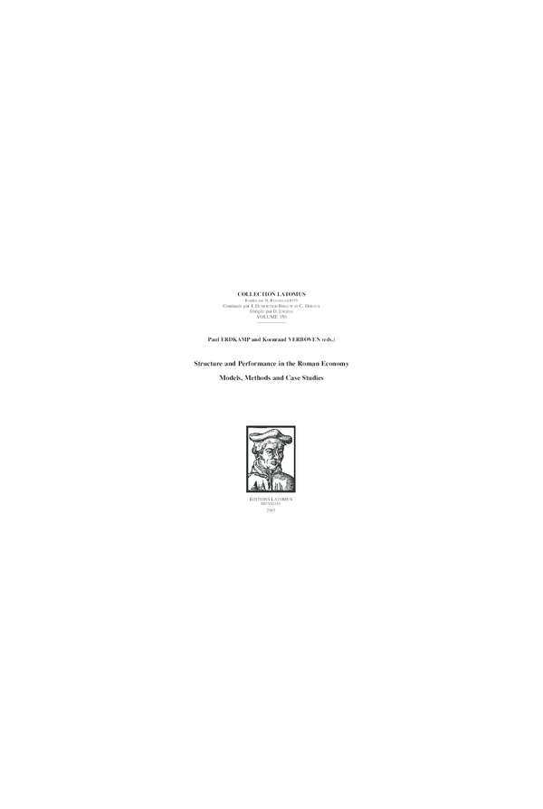 First page of “The Economy of the Roman World as a Complex Adaptive System. Testing the Case in Second to Fifth Century CE Sagalassos”