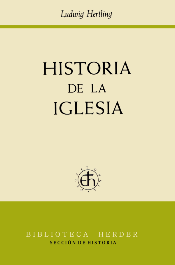 First page of “Historiadela Iglesia Ludwig Hertling1989”