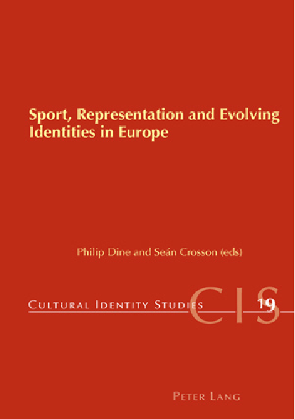 First page of “(Co-editor with Philip Dine) Sport, Representation and Evolving Identities in Europe”