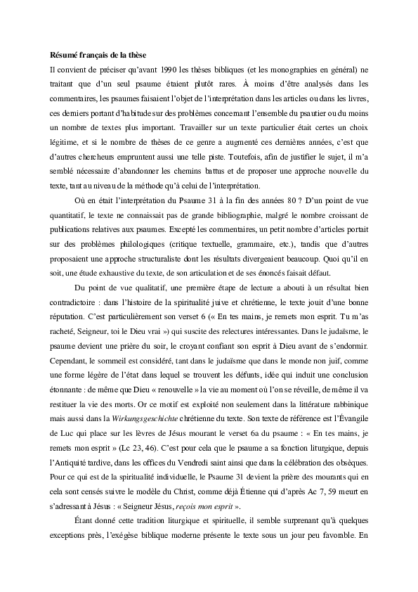 First page of “E. Bons, Psalm 31-Rettung als Paradigma: Eine synchron-leserorientierte Analyse (Frankfurter Theologische Studien 48), Frankfurt: Knecht, 1994, 308 pp.”