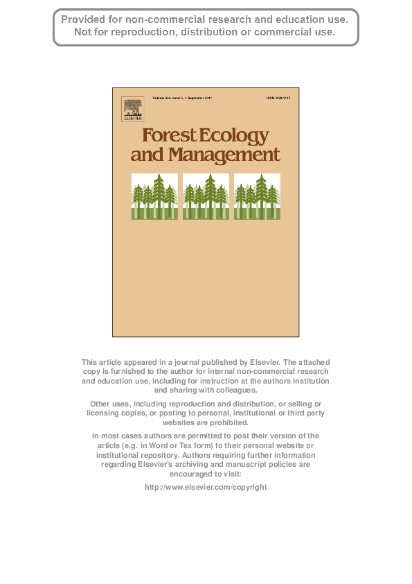 First page of “Oak ( Quercus robur L.) regeneration in early successional woodlands grazed by wild ungulates in the absence of livestock”