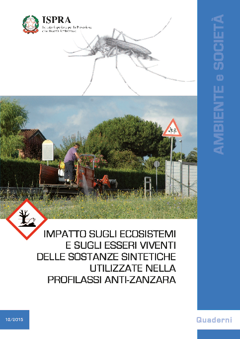 First page of “Impatto sugli ecosistemi e sugli esseri viventi delle sostanze sintetiche utilizzate nella profilassi antizanzara”