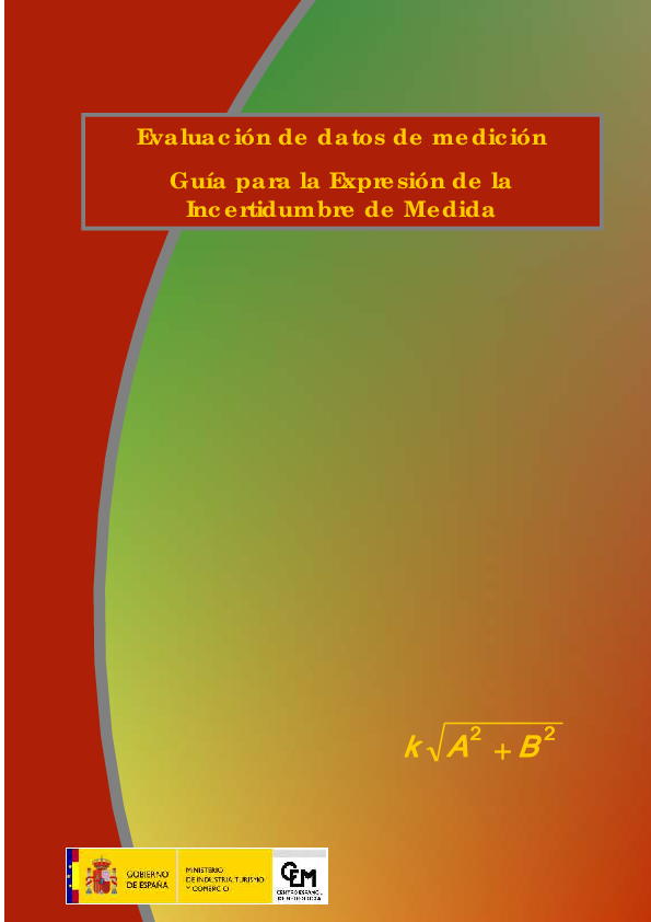 First page of “Evaluacion de datos de medicion”