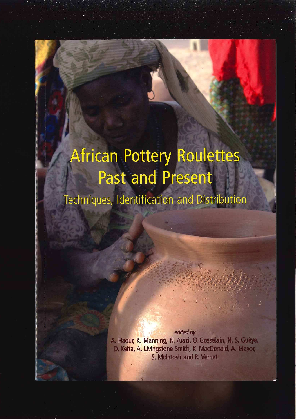 First page of “African Pottery Roulettes Past and Present: Techniques, Identification and Distribution”