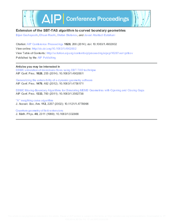 First page of “Extension of the SBT-TAS algorithm to curved boundary geometries”