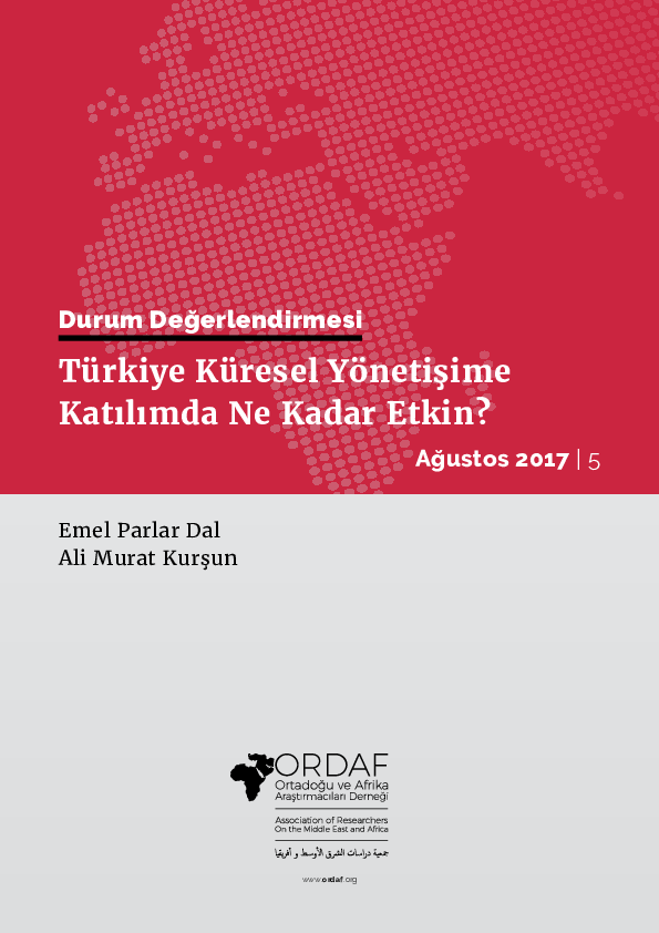 First page of “Türkiye Küresel Yönetişime Katılımda Ne Kadar Etkin?”