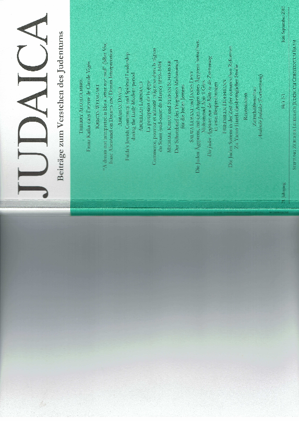 First page of “Review of Wiebke Deimann, Christen, Juden und Muslime im mittelalterlichen Sevilla. Religiöse Minderheiten unter muslimischer und christlicher Dominanz (12. bis 14. Jahrhundert), Berlin: LIT, 2012 [p. 368]”