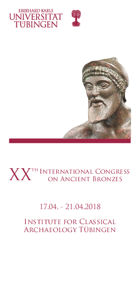 First page of “Poster: "Eyelashes of Inlaid Eyes - Technique and Meaning" 18.04.2018, XXth International Congress on Ancient Bronzes - Resource, Reconstruction, Representation, Role. University of Tuebingen, Germany”