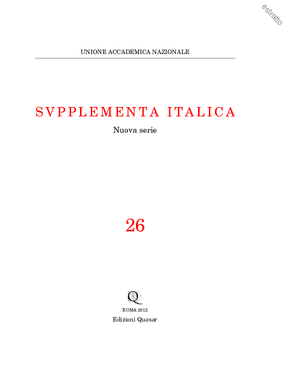 First page of “Supplementa Italica,26_Caelia.pdf”