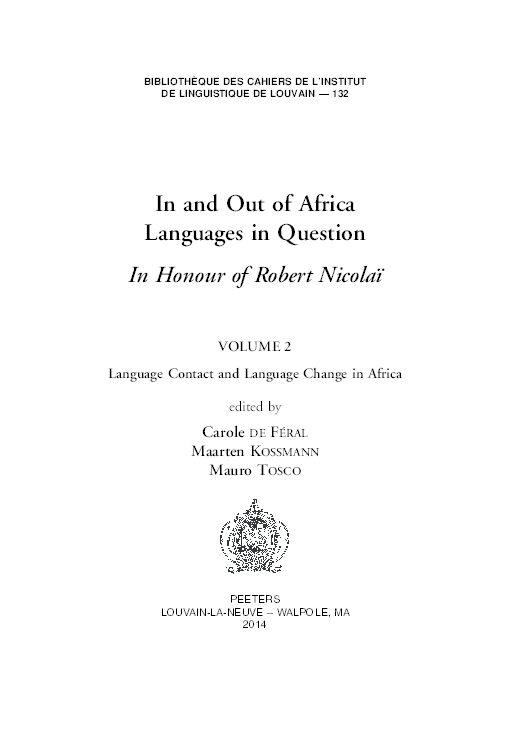 First page of “Making the first standard Portuguese-Capeverdean dictionary: a technical and linguistic challenge”