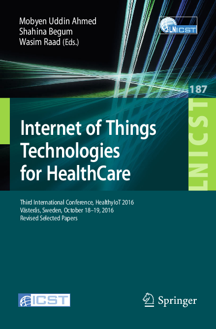 First page of “Internet of Things Technologies for HealthCare”