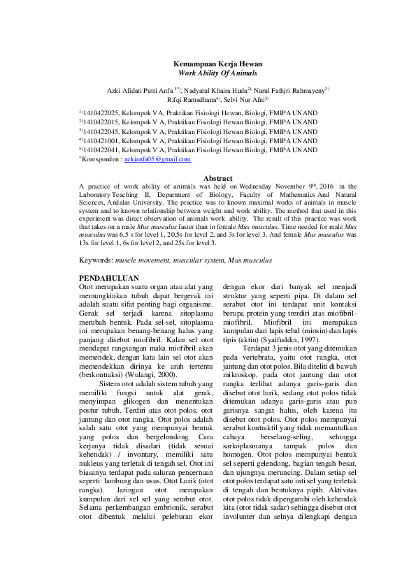 First page of “Kemampuan Kerja Hewan.pdf”