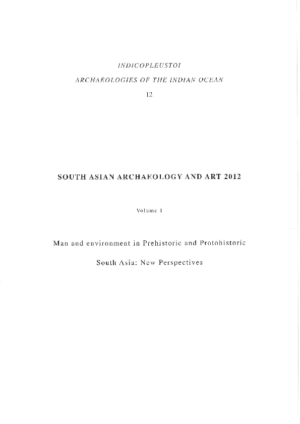 First page of “2016_The Fall of the Oxus Civilisation and the Role of Exchanges With Neighbouring Societies During the First Half of the Second Millennium BCE”