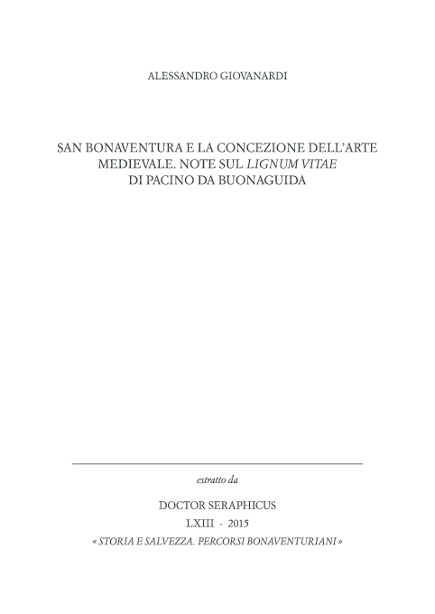 First page of “San Bonaventura e il LIGNUM VITAE di Pacino da Buonaguida.pdf”