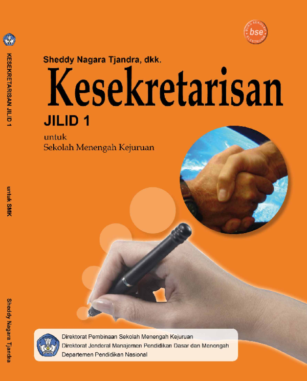 First page of “BUKU KESEKRETARISAN UNTUK KELAS 10 SMK”