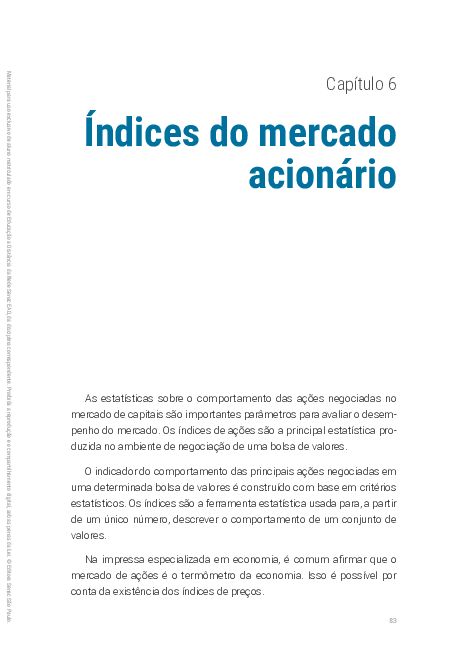 First page of “Aula 6 Indices do Mercado Acionario”