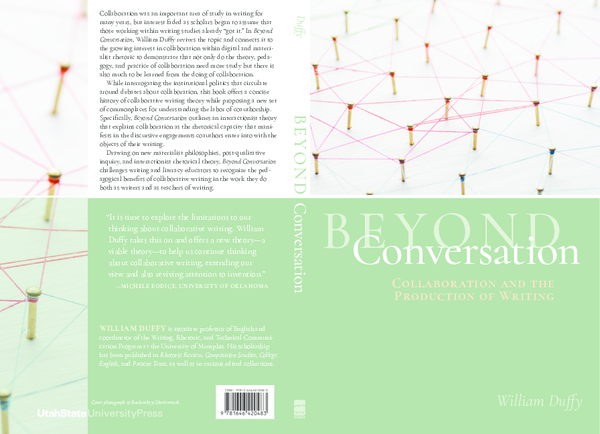 First page of “Beyond Conversation: Collaboration and the Production of Writing (TOC and Sample Chapter)”