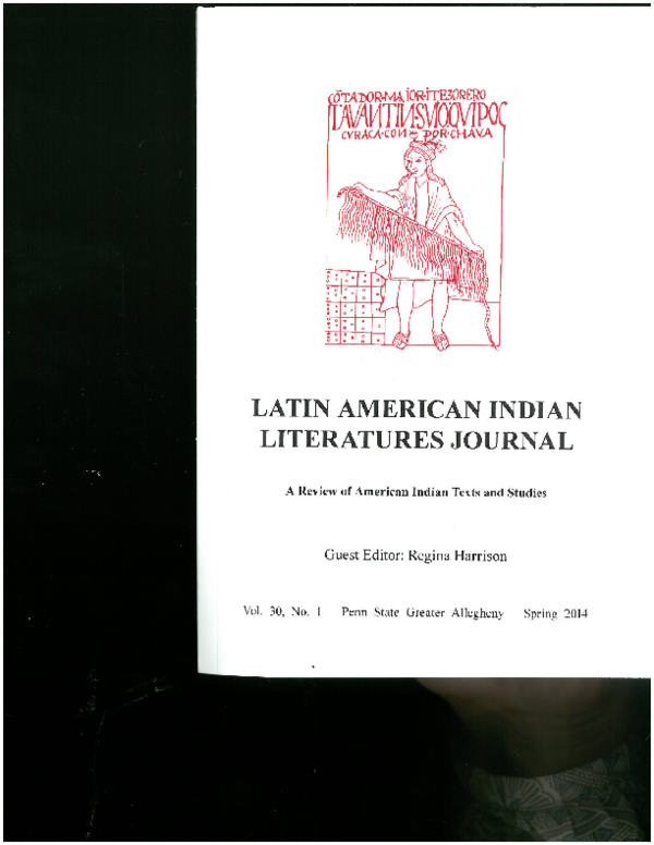 First page of “''The Dawn of our Lives': Kilkakuna warmikuna: The Rising Voices of Female Kichwa Poets in Ecuador.””