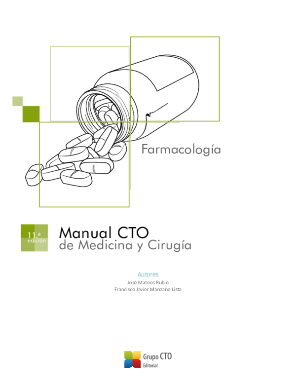 First page of “Farmacología CTO 11 edicion”