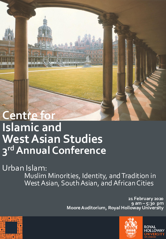 First page of “Centre for Islamic and West Asian Studies 3 rd Annual Conference”