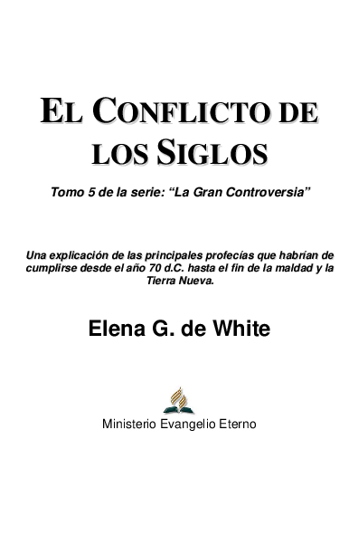 First page of “Conflicto siglos”