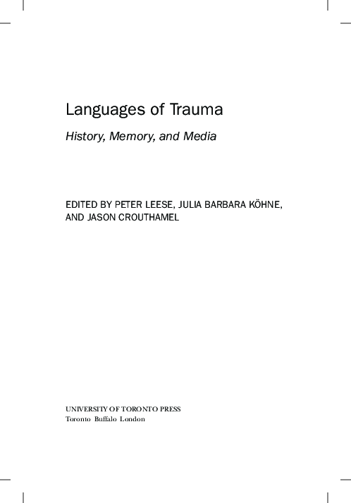 First page of “Aesthetic Displays of Perpetrators in THE ACT OF KILLING (2012). Post-atrocity Perpetrator Symptoms and Re-enactments of Violence”