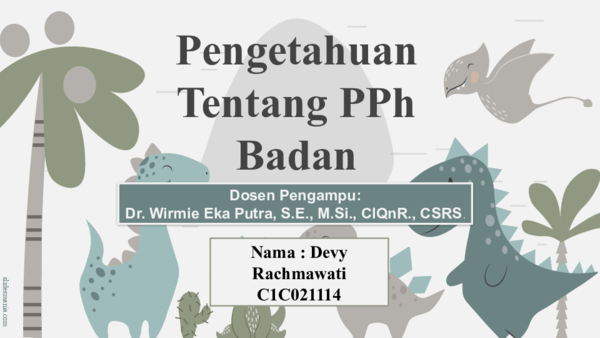 First page of “PPT PERHITUNGAN PPH BADAN”