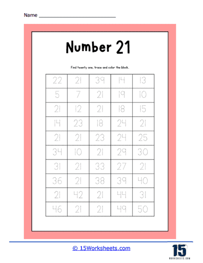 Color Puzzle Worksheet