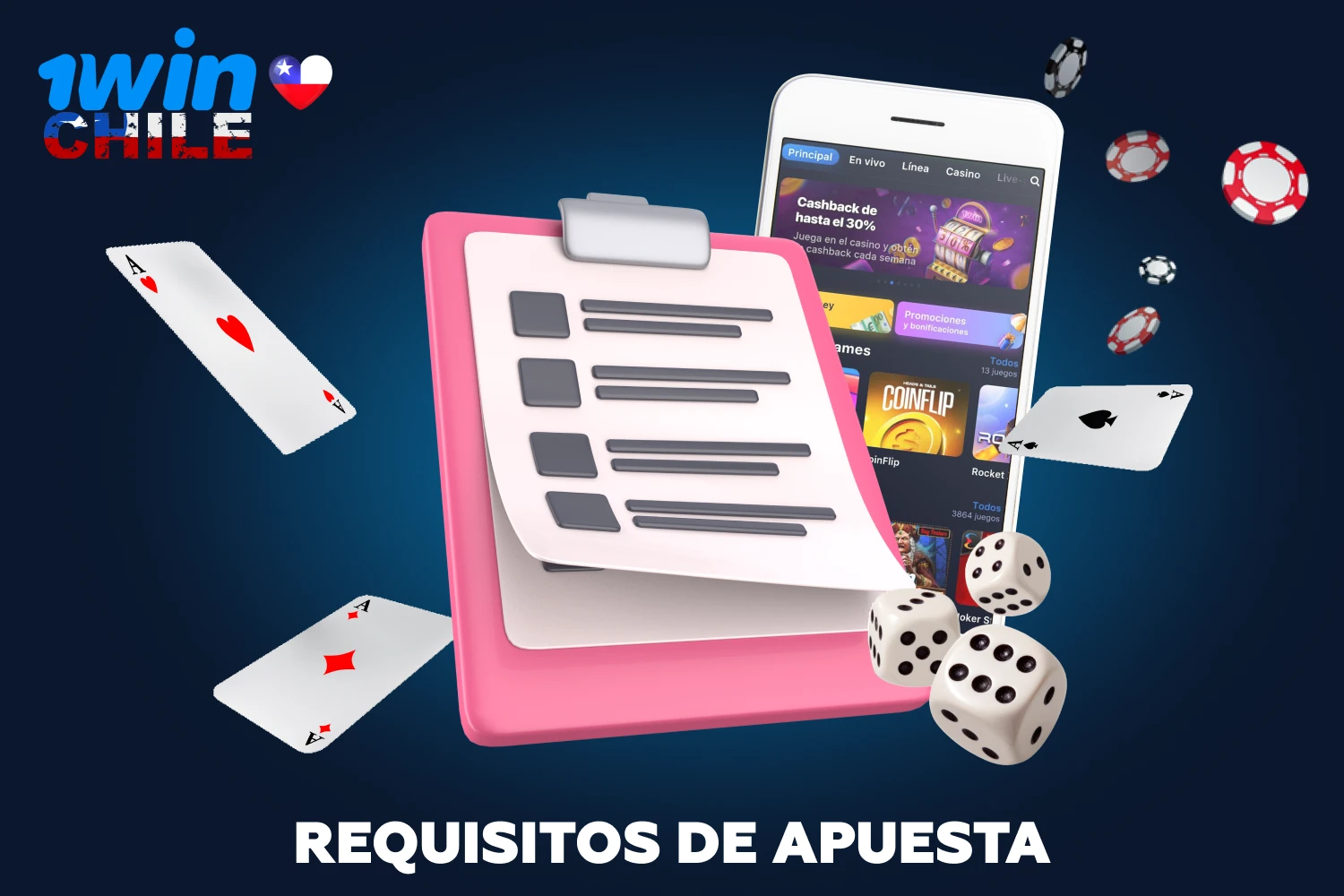 Algunos bonos de 1win Chilli exigen requisitos de apuesta