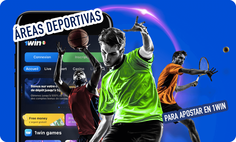 Detalles sobre Una variedad de áreas deportivas para apostar en 1win