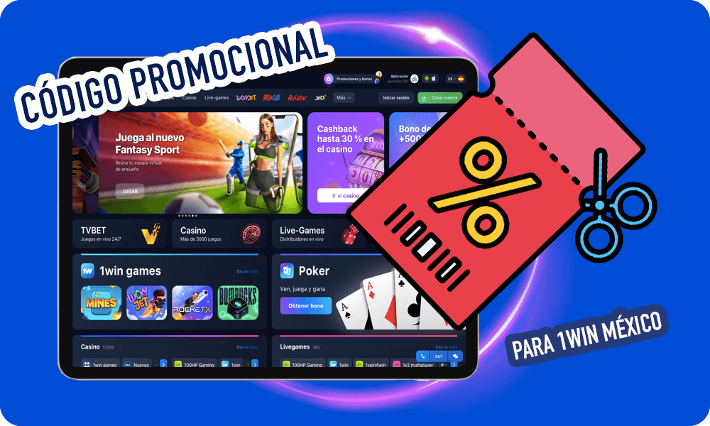 Todo sobre Código promocional para 1win México