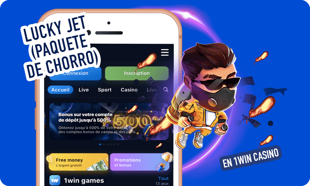 Información sobre 1win Lucky Jet (Paquete de chorro)