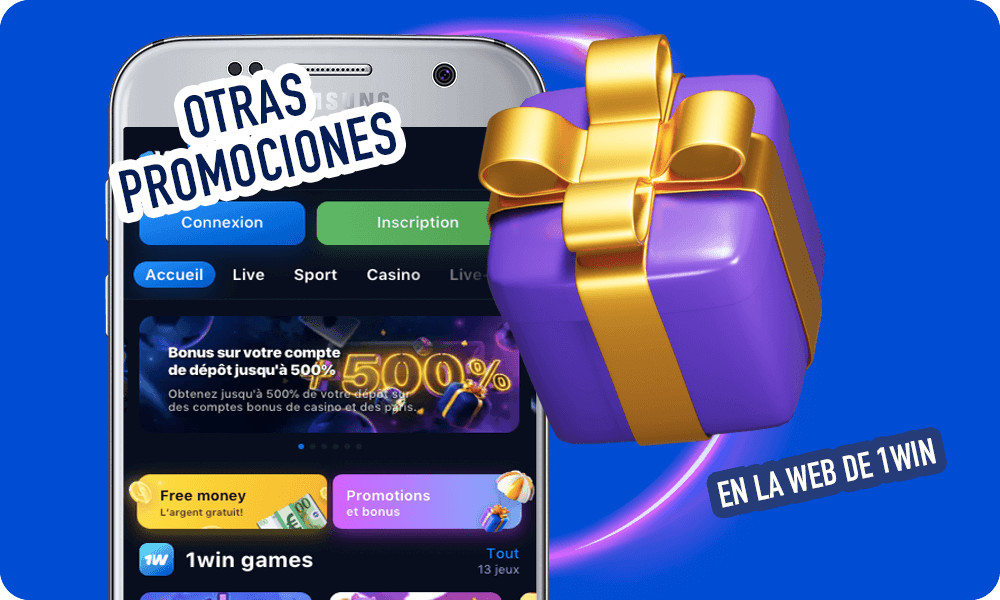 Mesa con Otras promociones en la web de 1win