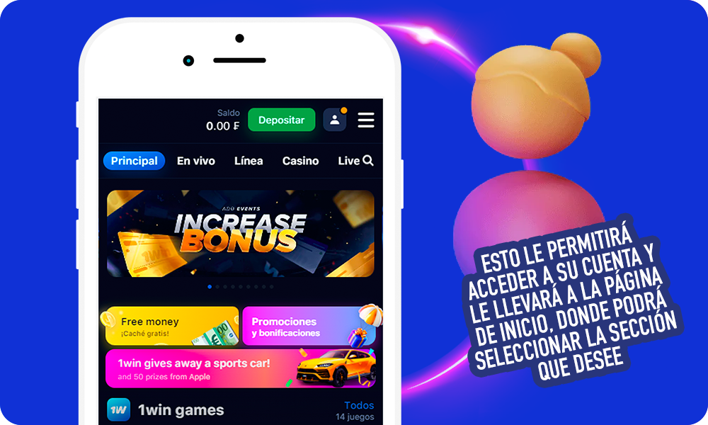 Una vez que inicien sesión en 1win, los jugadores mexicanos tendrán acceso a una amplia gama de juegos y promociones