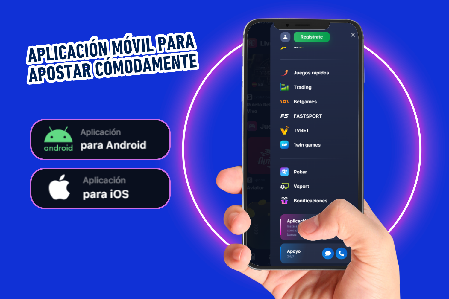 Los usuarios mexicanos pueden descargar la aplicación 1win para Android o iOS y apostar en deportes y juegos en el casino