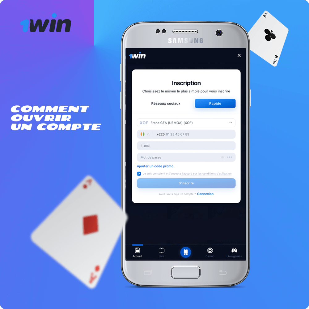 Manuel Comment ouvrir un compte 1win en quelques étapes