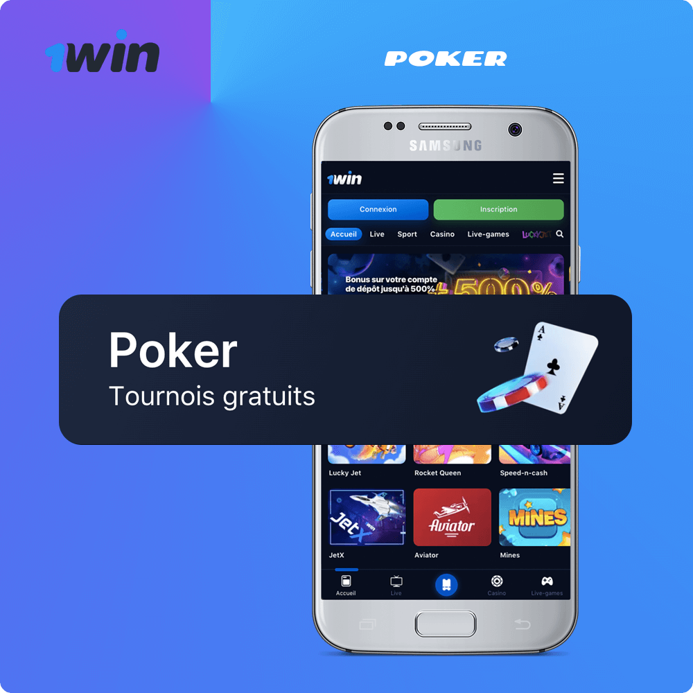 Liste avec Poker Jeux à 1win