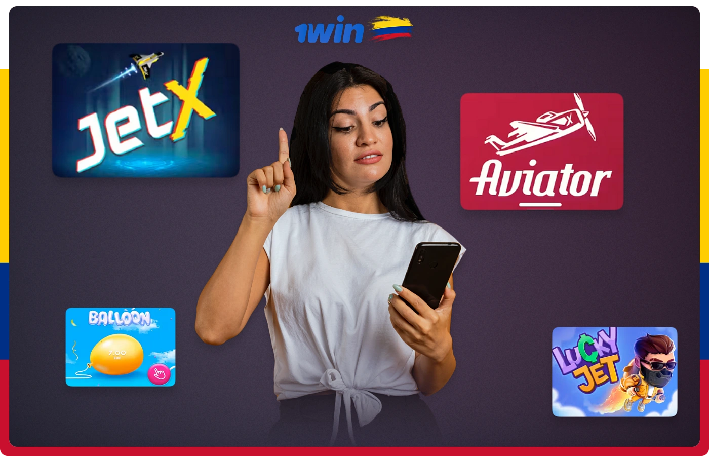 Los juegos de choque con ganancias instantáneas ganan popularidad entre los jugadores de 1win Colombia