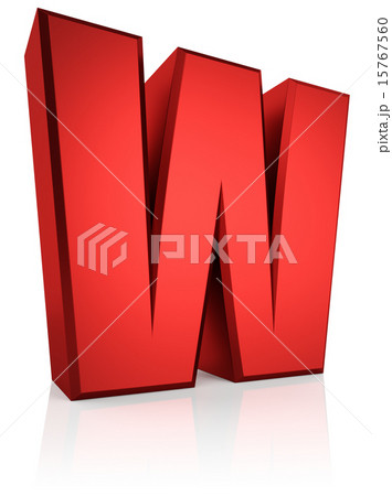 3d Letter W 15767560