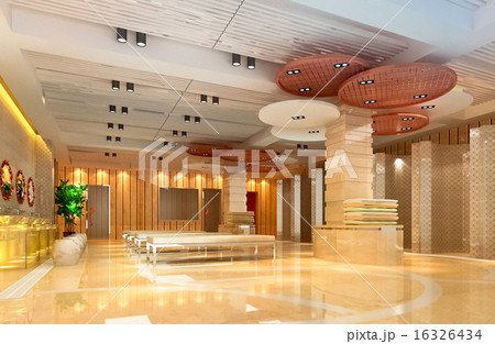 3d modern hall,corridor 16326434