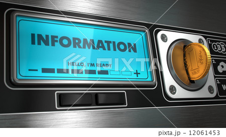 Information on Display of Vending Machine. 12061453