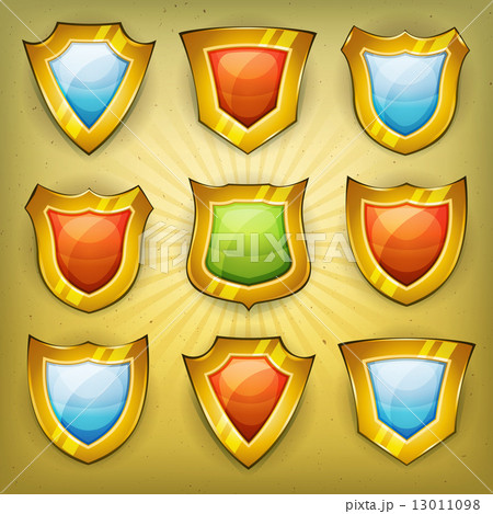 Shield Security Icons For Ui Game 13011098