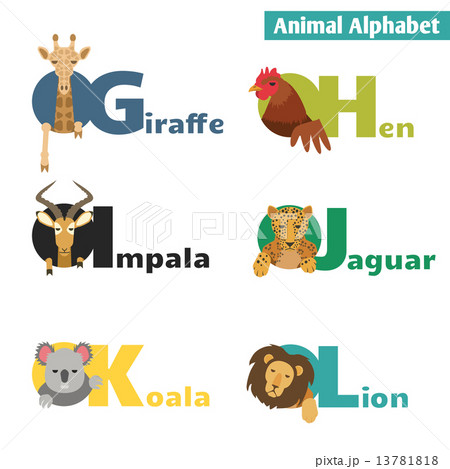 Animal alphabet. 13781818