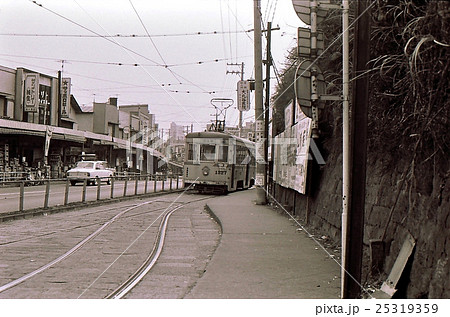 昭和45年　横浜市電山元町終点　廃止路線　神奈川県 25319359