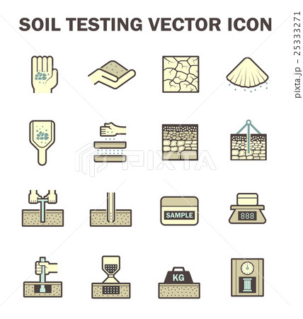 Soil test icon 25333271